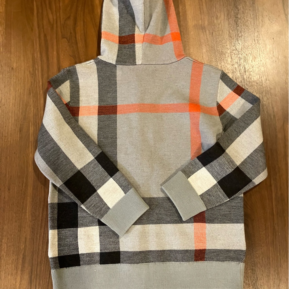 NWT- Burberry Zip-Up Hoodie 6Y - Picture 4 of 11